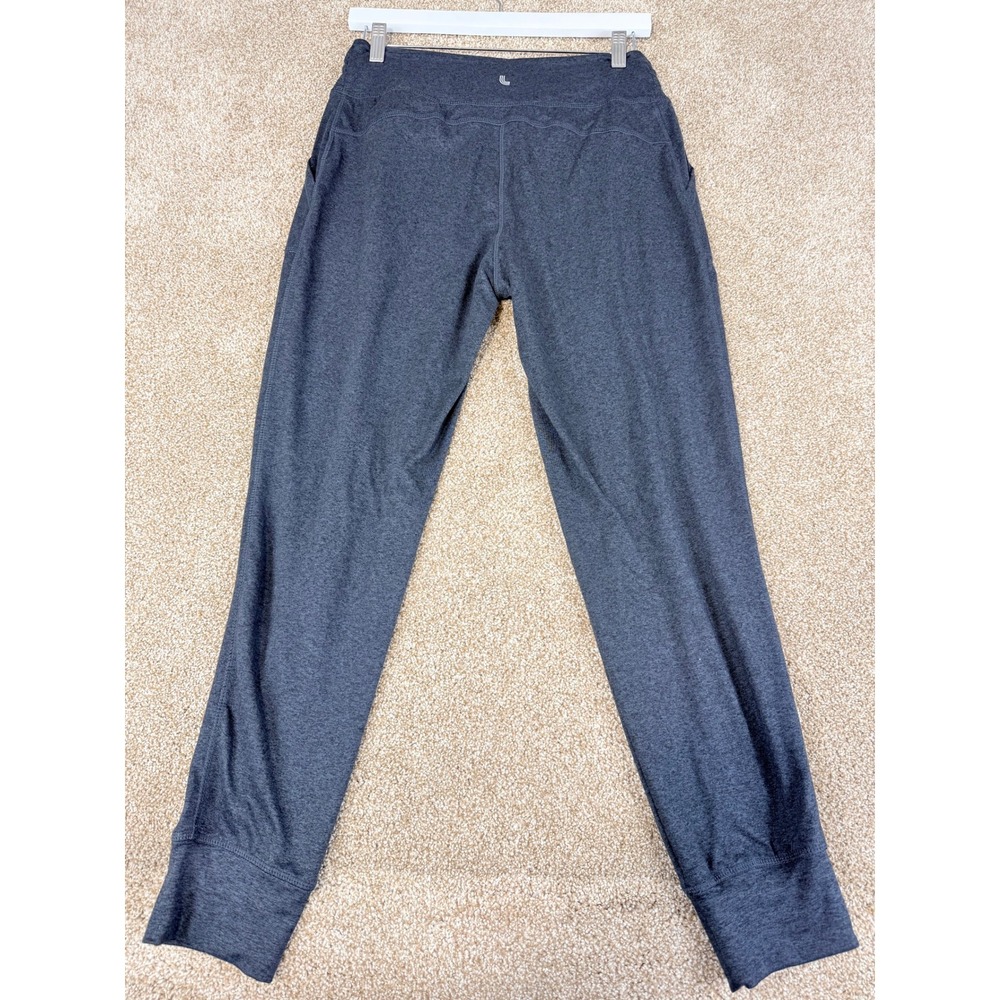 Lole Women Charcoal Gray Heathered Jogger Pants Small S‎ Lounge Yoga Gym Workout